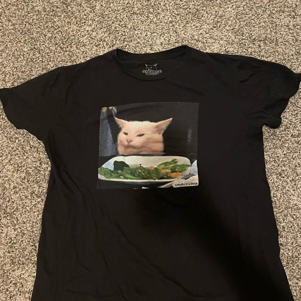 Black Cat Meme Tee